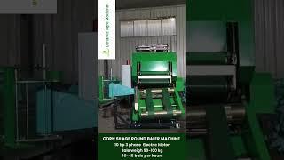 Efficient and Powerful: Corn Silage Round Baler Machine #silagemakingmachine #keyulenterprise