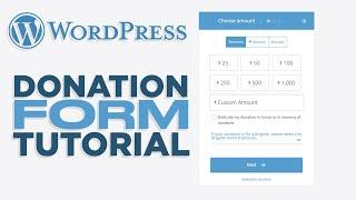 How To Create A Donation Form In WordPress | Easy Tutorial (2024)