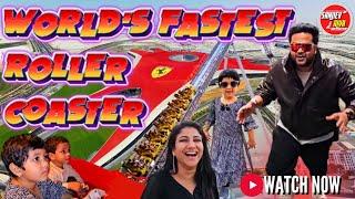 World's Fastest Roller Coaster | Sanjiev&Alya | Exclusive Video