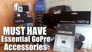 Must Have Essential Accessories for a GoPro HERO 3+ (Travel Case, Batteries, Tripod, & GoPro Mounts)