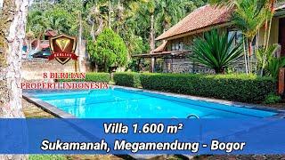 Dijual Villa ADEM, NYAMAN, TEDUH, AIR BANYAK, View Gunung cocok untuk PENSIUNAN Megamendung Bogor