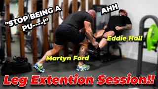 Martyn Ford Makes Eddie Hall Regret Doing Leg Extensions