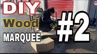 HUGE Wood Marquee Number DIY - How to create an amazing Giant Number!