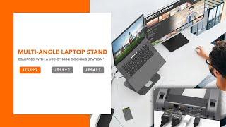 j5create Multi-Angle Laptop Stands | Models: JTS127, JTS327, JTS427