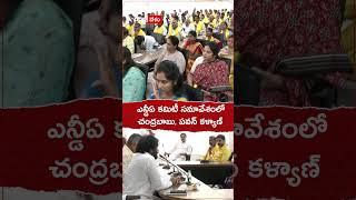 ఏపీ ఎన్డీయే కమిటీ సమావేశంలో చంద్రబాబు, పవన్ కళ్యాణ్ | ABP Desam