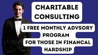 Free Consulting Program for Those Struggling Financially | Sohrab Vazir