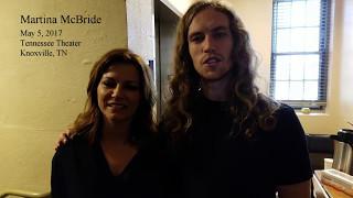 Martina McBride w/ David Francisco - spinal cord injury survivor - "Just Around The Corner"