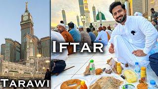 1st RAMADAN in MAKKAH and MADINA  Iftar Front of Roza Sharif