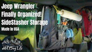 Maximize Your Jeep's Storage Space with SideStasher™ Bag System - JLU and JKU Organization at last!