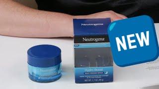 Neutrogena NEW!  Hydro Boost Night Pressed Serum - Overnight Serum Review and How to Use