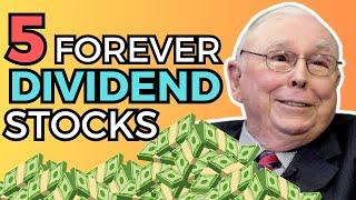5 BEST DIVIDEND Stocks To Buy And Hold Forever