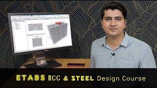  ETABS Complete RCC & STEEL Design Course 