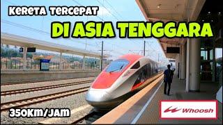 TEST WHOOSH‼️JAKARTA - BANDUNG • NAIK KERETA TERCEPAT SE-ASIA TENGGARA • MAX SPEED 350KM/JAM