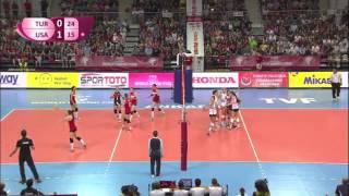 FIVB World Grand Prix 2015 USA vs Turkey