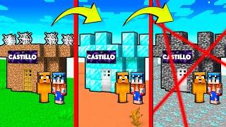 ¡PASAMOS de CASTILLO NOOB a CASTILLO HACKER en SÓLO 3 DÍAS!  ¡Los COMPAS en MINECRAFT!