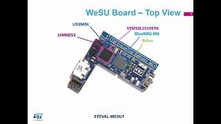 Prototype Wearable IoT Sensor Solutions with STMicro's STEVAL-WESU1