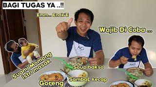 BAGI TUGAS ‼️Suami Beres² Momong （Istri Masak - Tina XL ）