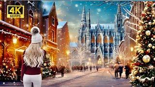 VIENNA2024:AUSTRIA’S MOST BEAUTIFUL CHRISTMAS MARKETS EUROPE WALKING TOUR IN 4K 60FPS