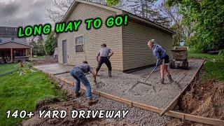 Starting a Massive Driveway Project! Day 1