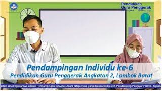 Pendampingan Individu ke-6 CGP Rahmawati