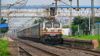 [11 in 1] compilation of Rajdhani duranto humsafar and many more trains with wap5 wap7 and wap4