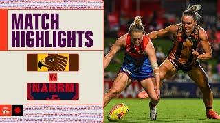 Hawthorn v Narrm Highlights | Week 9, 2024 | AFLW