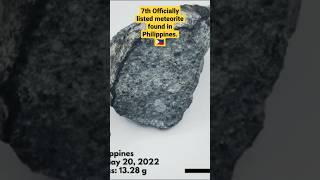 The 7th officially listed meteorite in the Philippines. #meteor #meteorite