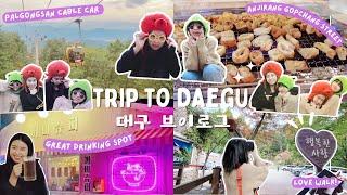  KOREA TRAVEL VLOG: Daegu 2D1N Trip  (IG-worthy Bar, Palgongsan , Gopchang Street) | Dionne. T