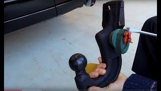 How to Install Removable Tow Hitch / Tow Bar / Ball on Range Rover Sport / Land Rover Discovery 3/4
