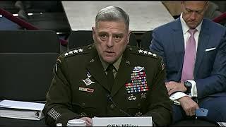 Chairman of the Joint Chiefs of Staff Gen. Mark Milley's opening statement at SASC Posture Hearing