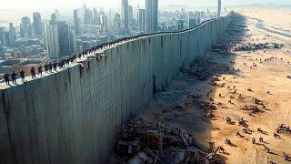 Humans Surround The Last City With Huge Walls After Zombies Take Over Earth