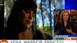 Lucy Lawless aka Xena is loving new action scenes