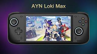 AYN Loki Max: Genshin impact (15w 1080p resolution test)