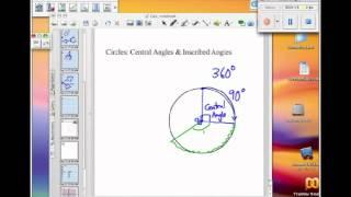 How to Find Central and Inscribed Angles of a Circle