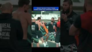 Шовхал Чурчаев и Хамзат Чимаев провели совместную тренировку в Дубае 