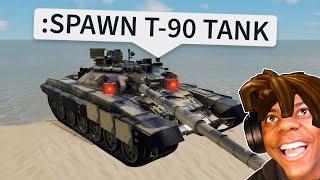 War Tycoon Funny Moments (T-90 TANK)