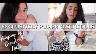 EXCLUSIVELY PUMPING MAMA | PUMPING SCHEDULE & TIPS | CRACKED NIPPLE 