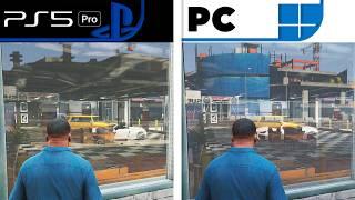 GTA V | PS5 Pro VS PC Enhanced Edition | Graphics Comparison