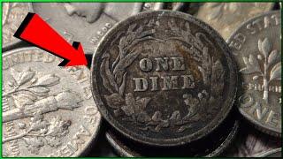 INCREDIBLE OLD SILVER!!! (COIN ROLL HUNTING DIMES)