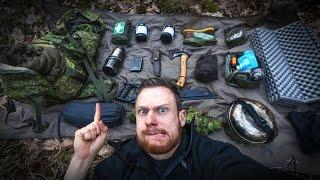 BUSHCRAFT SURVIVAL: Backpack Loadout Gear for Overnighter | Fritz Meinecke