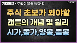 [주린이탈출특강#1] 주식 초보면 꼭 봐야 할 캔들의 개념 및 원리