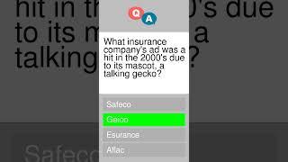 What insurance company's ad was a hit in the 2000's due to its mascot, a talking gecko?