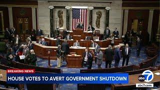 Government shutdown: House passes funding bill, sends to Senate