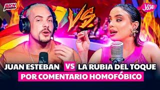 JUAN ESTEBAN RESPONDE A IRINA PEGUERO & SE ENFRENTA CON LA RUBIA POR COMENTARIO HOMOFÓBICO