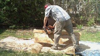 Chainsaw milling experiment