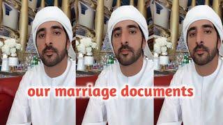 our marriage documents | sheikh hamdan poem crown prince hamdan fazza official fazza3 fazza status