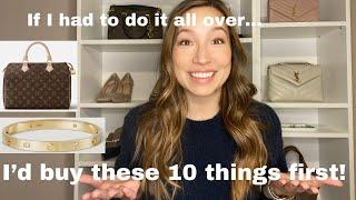 10 luxury items I would buy if I LOST my ENTIRE collection- all my designer favorites! *tag video*