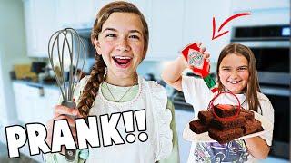 PRANK On Big Sister While She Is BAKING!! **GONE WRONG** | JKREW