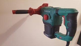 Parkside Hammer Drill PBH 1500 F6 Unboxing Testing