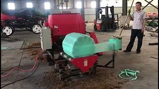 Factory supplier hay wrapping mini round silage baler machine